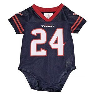 NFL Unisex Baby Houston Texans #24 Derek Stingley Jr. Bodysuit Jersey, Size 6-9M